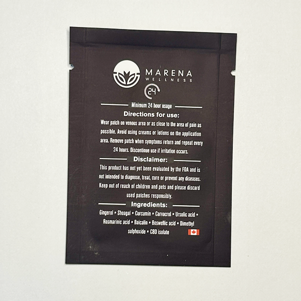 marena wellness cbd transdermal patches 40mg marena wellness cbd transdermal patches 40mg